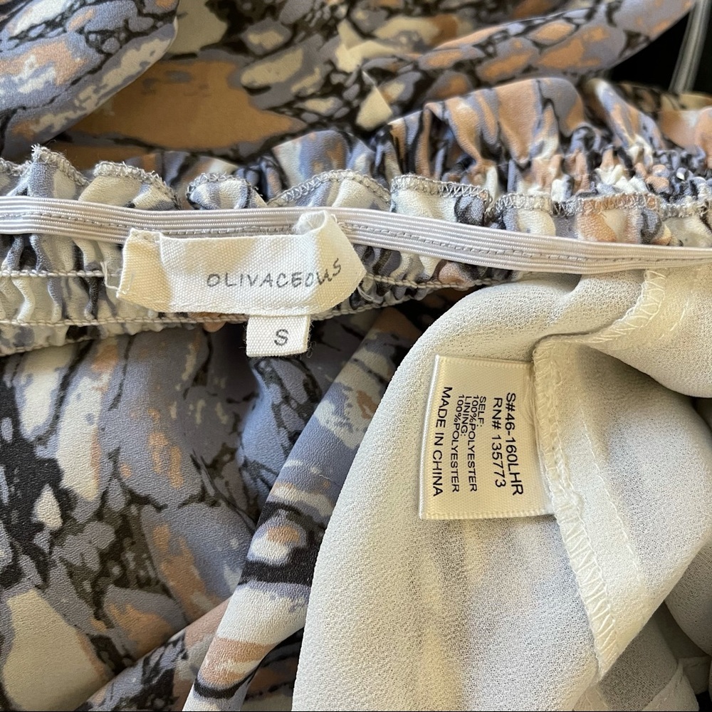 Olivaceous | Off-the-Shoulder Coverup Romper - Picture 7 of 9